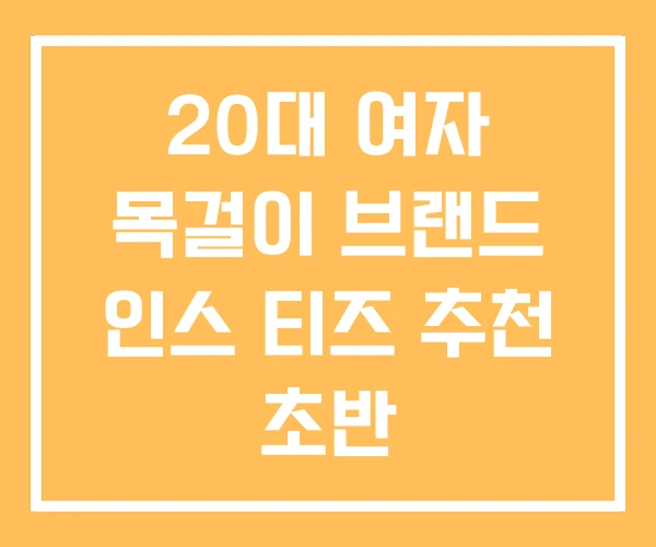 20대 여자 목걸이 브랜드 인스 티즈 추천 초반 20대 여자 목걸이 브랜드 인스 티즈 추천 초반