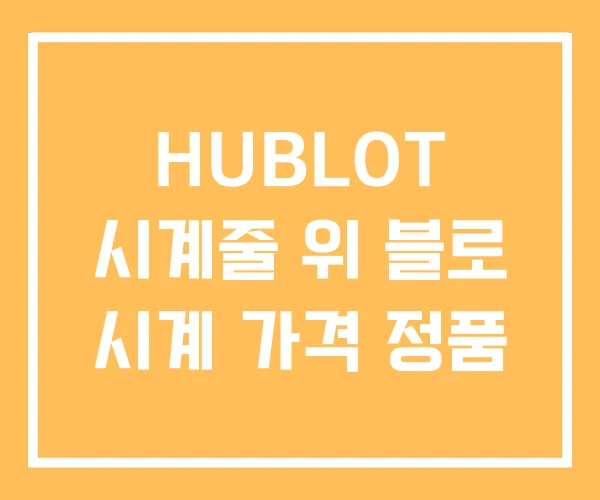HUBLOT 시계줄 위 블로 시계 가격 정품 HUBLOT 시계줄 위 블로 시계 가격 정품