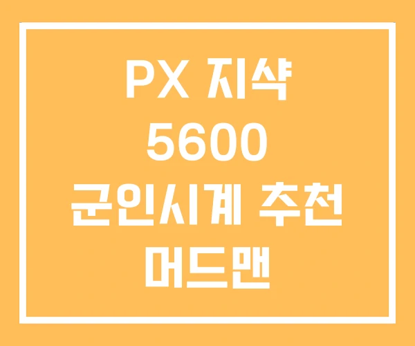 PX 지샥 5600 군인시계 추천 머드맨 PX 지샥 5600 군인시계 추천 머드맨