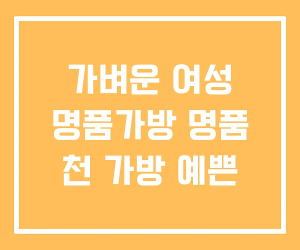 가벼운 여성 명품가방 명품 천 가방 예쁜 가벼운 여성 명품가방 명품 천 가방 예쁜