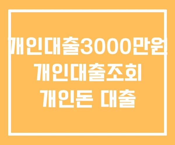 개인대출3000만원 개인대출조회 개인돈 대출 개인대출3000만원 개인대출조회 개인돈 대출