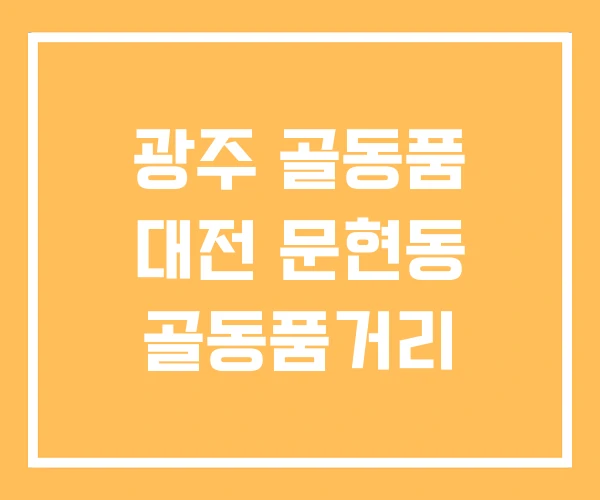 광주 골동품 대전 문현동 골동품거리 광주 골동품 대전 문현동 골동품거리