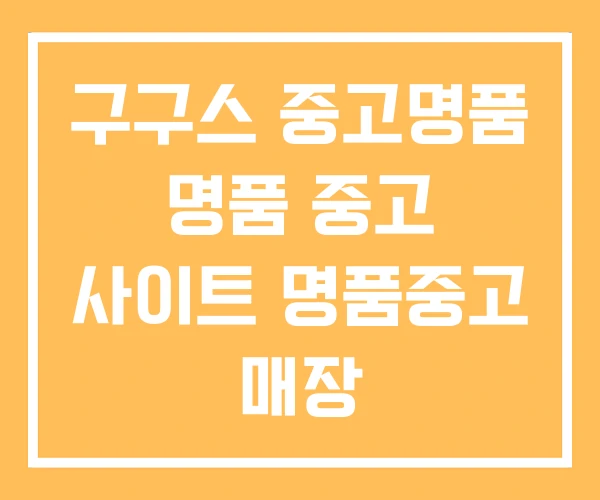 구구스 중고명품 명품 중고 사이트 명품중고 매장 구구스 중고명품 명품 중고 사이트 명품중고 매장
