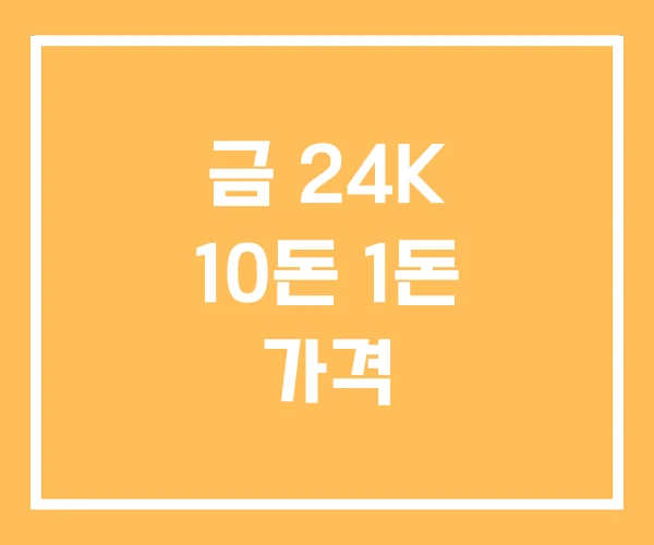 금 24K 10돈 1돈 가격 금 24K 10돈 1돈 가격
