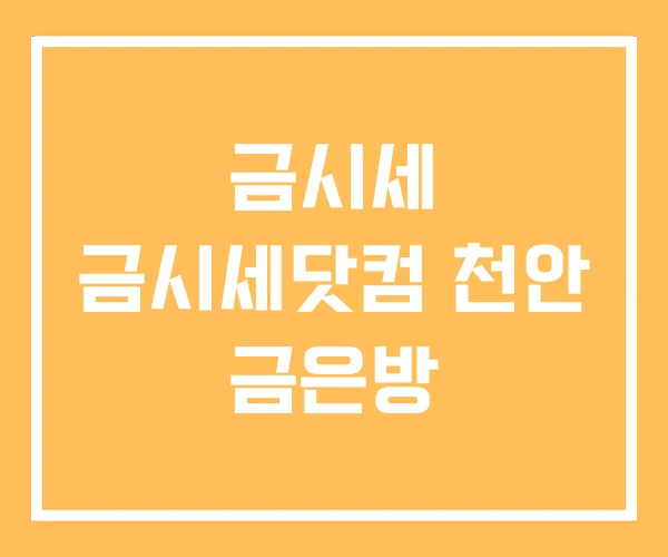 금시세 금시세닷컴 천안 금은방 금시세 금시세닷컴 천안 금은방