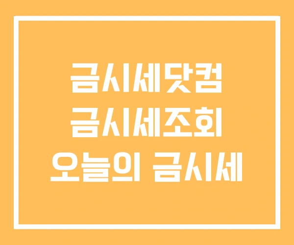 금시세닷컴 금시세조회 오늘의 금시세 금시세닷컴 금시세조회 오늘의 금시세