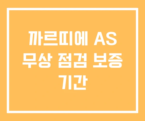 까르띠에 AS 무상 점검 보증 기간 까르띠에 AS 무상 점검 보증 기간