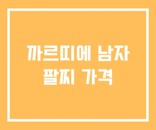 까르띠에 남자 팔찌 가격 까르띠에 남자 팔찌 가격
