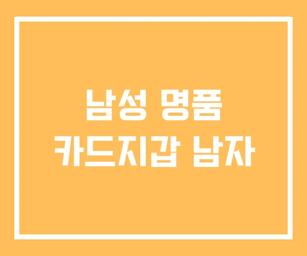 남성 명품 카드지갑 남자 남성 명품 카드지갑 남자