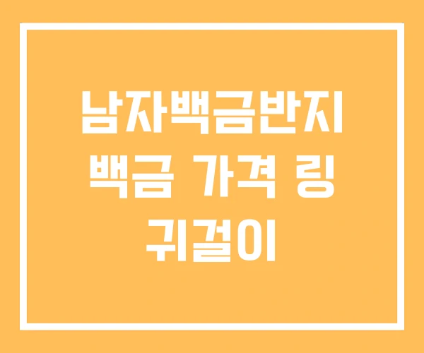 남자백금반지 백금 가격 링 귀걸이 남자백금반지 백금 가격 링 귀걸이