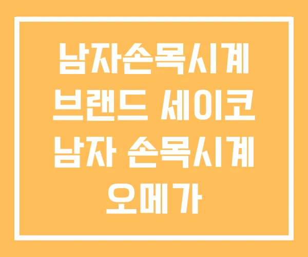 남자손목시계 브랜드 세이코 남자 손목시계 오메가 남자손목시계 브랜드 세이코 남자 손목시계 오메가
