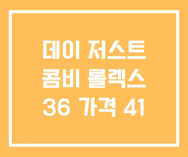 데이 저스트 콤비 롤렉스 36 가격 41 데이 저스트 콤비 롤렉스 36 가격 41