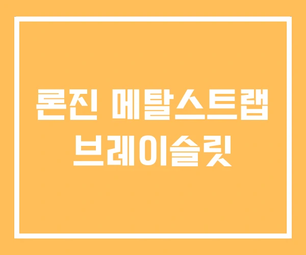 론진 메탈스트랩 브레이슬릿 론진 메탈스트랩 브레이슬릿