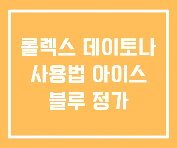 롤렉스 데이토나 사용법 아이스 블루 정가 롤렉스 데이토나 사용법 아이스 블루 정가