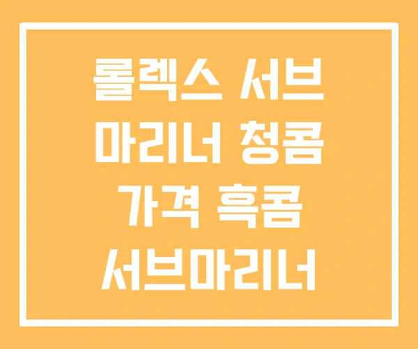 롤렉스 서브 마리너 청콤 가격 흑콤 서브마리너 논데이트 롤렉스 서브 마리너 청콤 가격 흑콤 서브마리너 논데이트