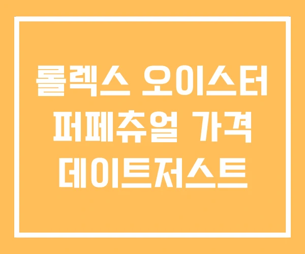 롤렉스 오이스터 퍼페츄얼 가격 데이트저스트 롤렉스 오이스터 퍼페츄얼 가격 데이트저스트