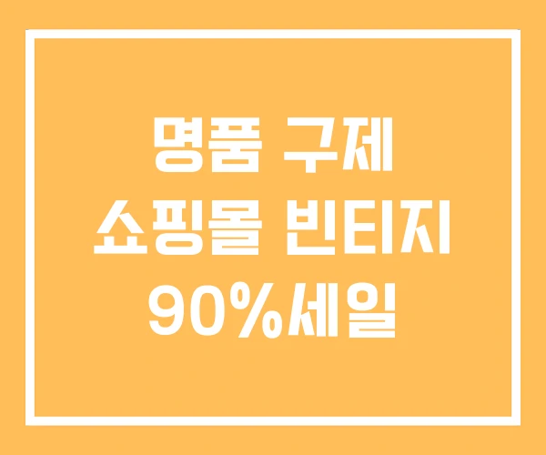 명품 구제 쇼핑몰 빈티지 90%세일 명품 구제 쇼핑몰 빈티지 90%세일