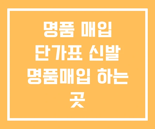 명품 매입 단가표 신발 명품매입 하는 곳 명품 매입 단가표 신발 명품매입 하는 곳