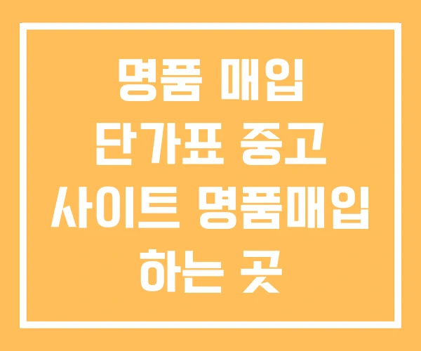 명품 매입 단가표 중고 사이트 명품매입 하는 곳 명품 매입 단가표 중고 사이트 명품매입 하는 곳