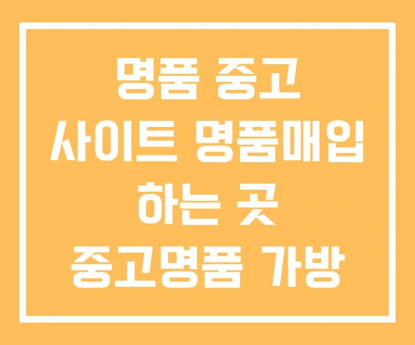 명품 중고 사이트 명품매입 하는 곳 중고명품 가방 팔기 명품 중고 사이트 명품매입 하는 곳 중고명품 가방 팔기