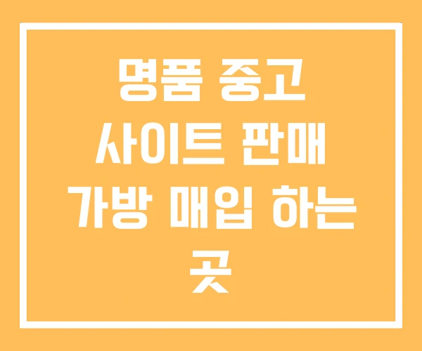 명품 중고 사이트 판매 가방 매입 하는 곳 명품 중고 사이트 판매 가방 매입 하는 곳