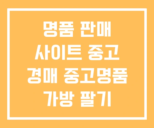 명품 판매 사이트 중고 경매 중고명품 가방 팔기 명품 판매 사이트 중고 경매 중고명품 가방 팔기