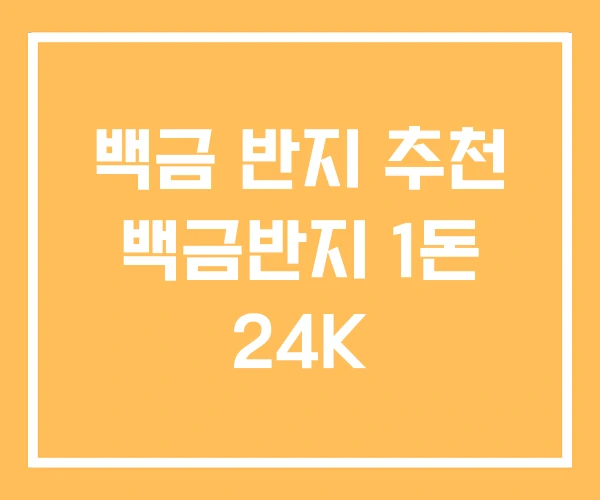 백금 반지 추천 백금반지 1돈 24K 백금 반지 추천 백금반지 1돈 24K