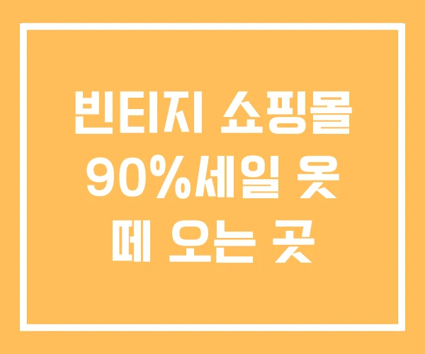 빈티지 쇼핑몰 90%세일 옷 떼 오는 곳 빈티지 쇼핑몰 90%세일 옷 떼 오는 곳
