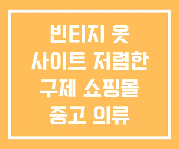 빈티지 옷 사이트 저렴한 구제 쇼핑몰 중고 의류 빈티지 옷 사이트 저렴한 구제 쇼핑몰 중고 의류
