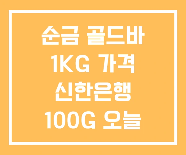 순금 골드바 1KG 가격 신한은행 100G 오늘 순금 골드바 1KG 가격 신한은행 100G 오늘