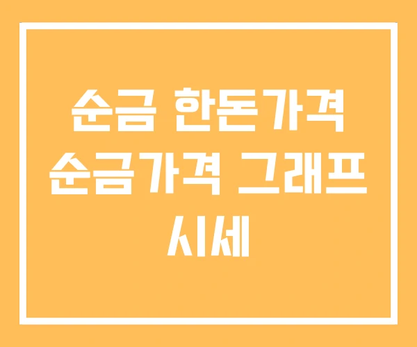 순금 한돈가격 순금가격 그래프 시세 순금 한돈가격 순금가격 그래프 시세