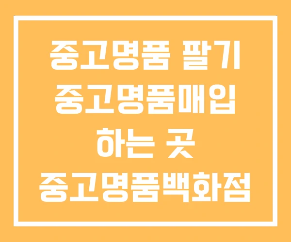 중고명품 팔기 중고명품매입 하는 곳 중고명품백화점 중고명품 팔기 중고명품매입 하는 곳 중고명품백화점