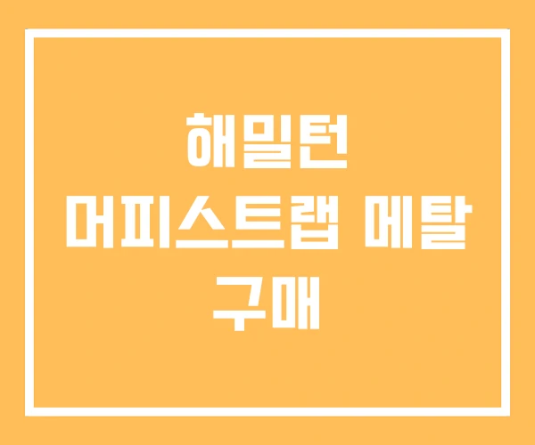 해밀턴 머피스트랩 메탈 구매 해밀턴 머피스트랩 메탈 구매